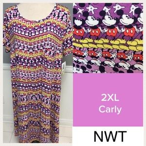 NWT 2xl LuLaRoe Disney Carly - Mickey 🦄